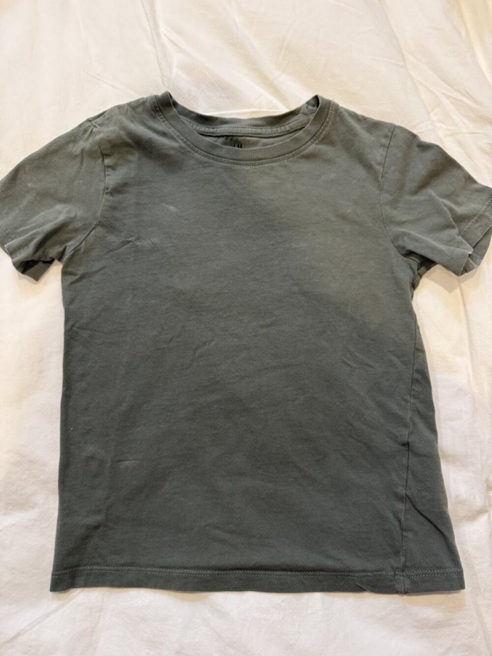 H&M Basic Green Tee Kids 6-7